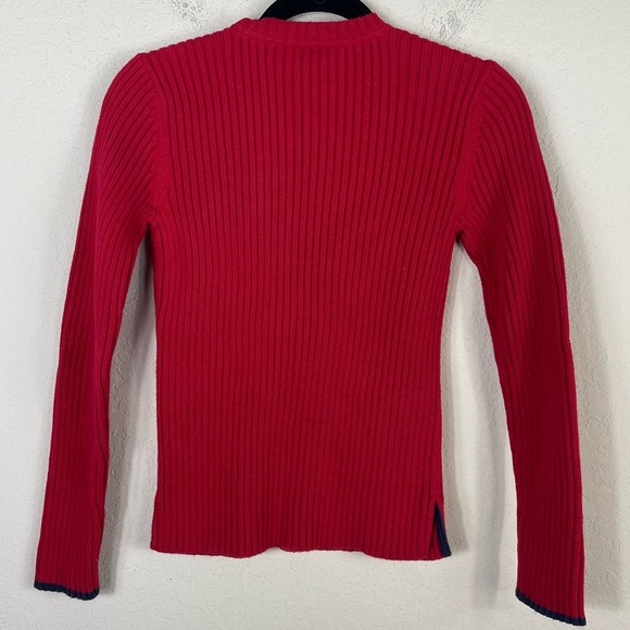 Ralph Lauren Polo Jeans Co. Ribbed American Flag Sweater Size Medium - Picture 4 of 6